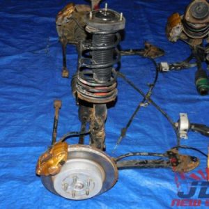 JDM SUBARU IMPREZA WRX STI V7 OEM 5-LUG BREMBO FRONT+REAR BRAKE KIT SET #2 2